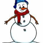 Kleiner Schneemann
